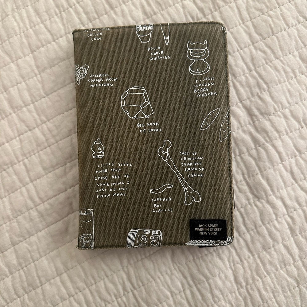 Jack Spade green mini IPad case